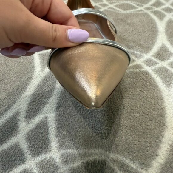 Malone Souliers Robyn Flats Metallic Gold and Silver Size 41 EU - Picture 5 of 8